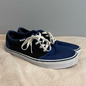 Vans Men's Blue and Black Sneakers